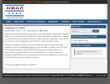 Tablet Screenshot of hbachicago.org